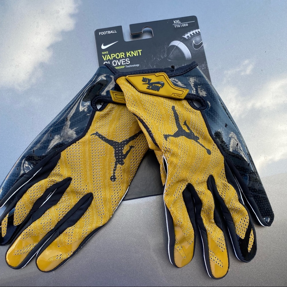Nike Jordan Vapor Knit Gloves 2.0 NFL Jax Jaguars